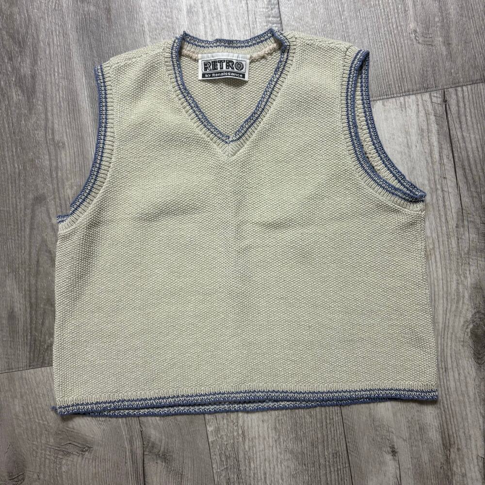 Vintage Knit Pullover Sweater Vest Women’s Size Medium